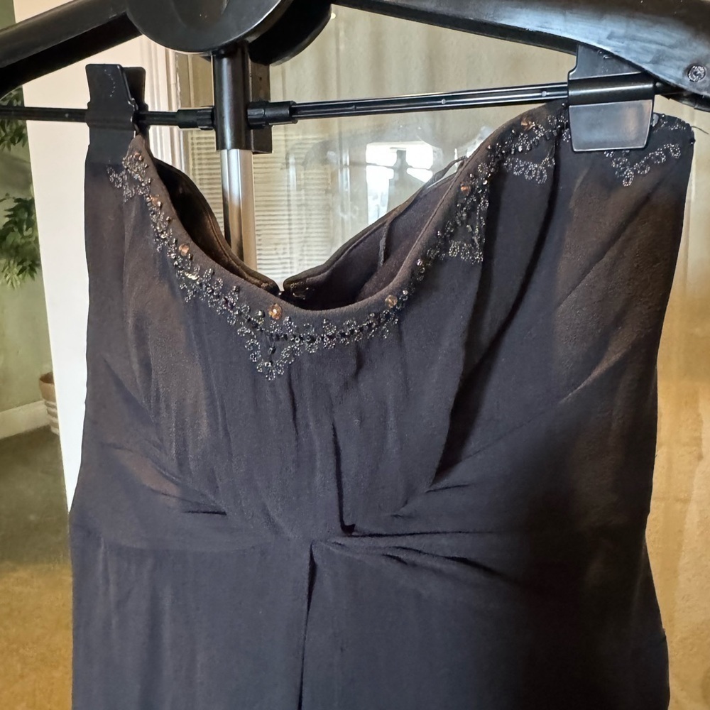 Nine West Stylish Black Strapless Dress Sz 4 - Picture 2 of 9